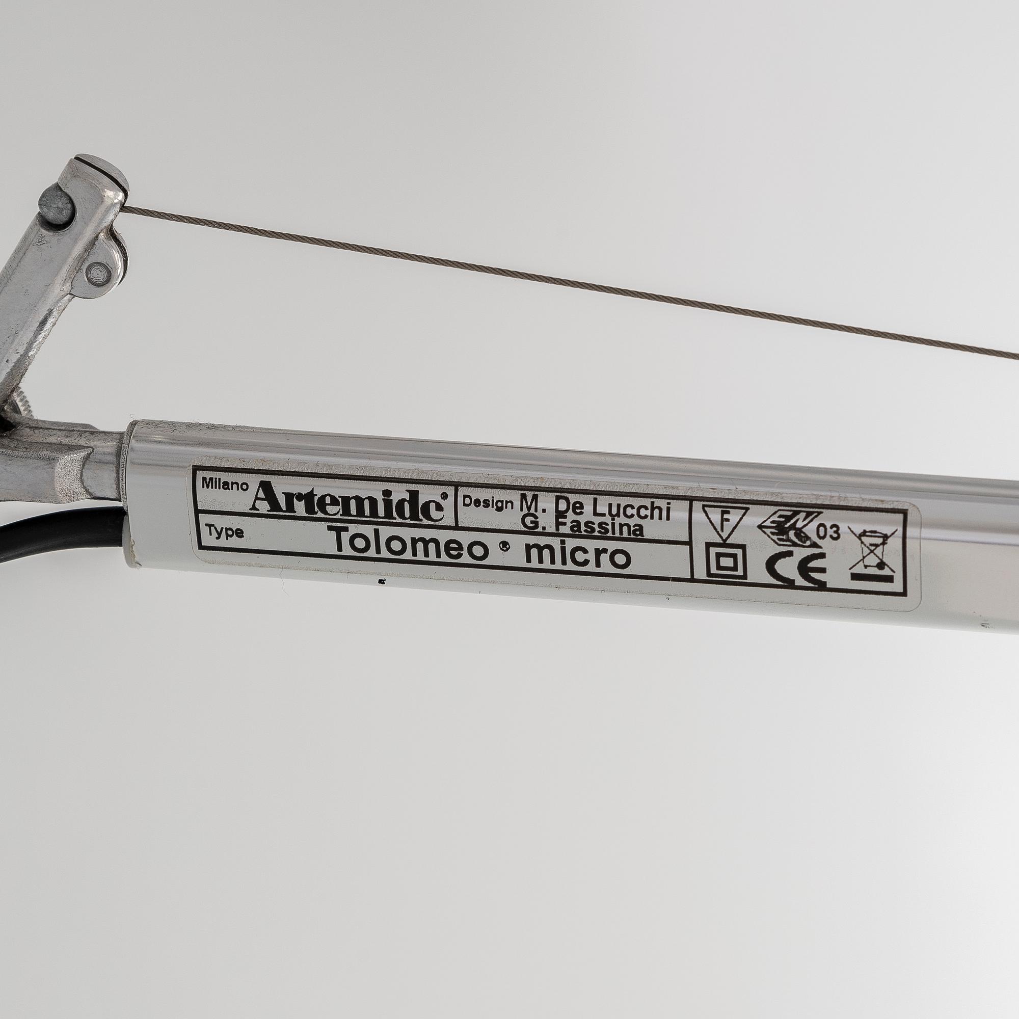 Michele De Lucchi & Giancarlo Fassina, a table lamp 'Tolomeo' Artemide Italy.