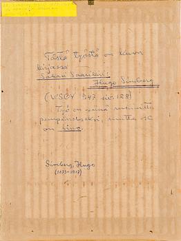 Hugo Simberg, "In Memoriam Aleksis Kivi".