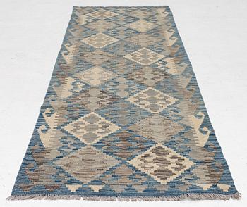 Kilim, modern, approx. 291 x 82 cm.