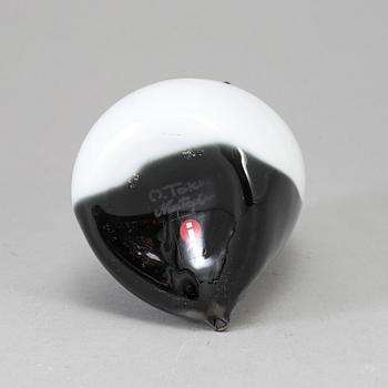 OIVA TOIKKA, glasfågel, large Pinquin Penguin, signerad O. Toikka Nuutajärvi.