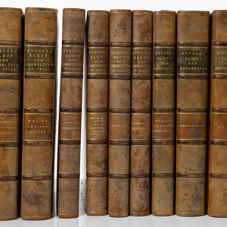 "Svenska slott och herresäten vid 1900-talets början", 12 vol. Stockholm, 1908-1933.