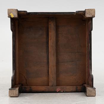 A hardwood side table/bedside table, China, 20th century.