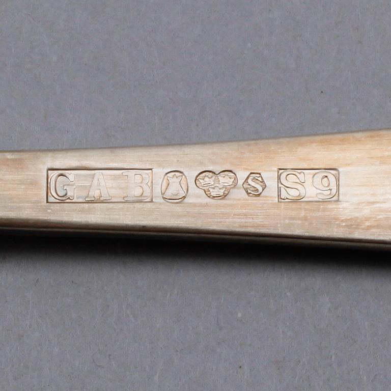 BESTICK, 28 delar, silver, svenska stämplar, 1900-tal. Vikt ca 731 gram.