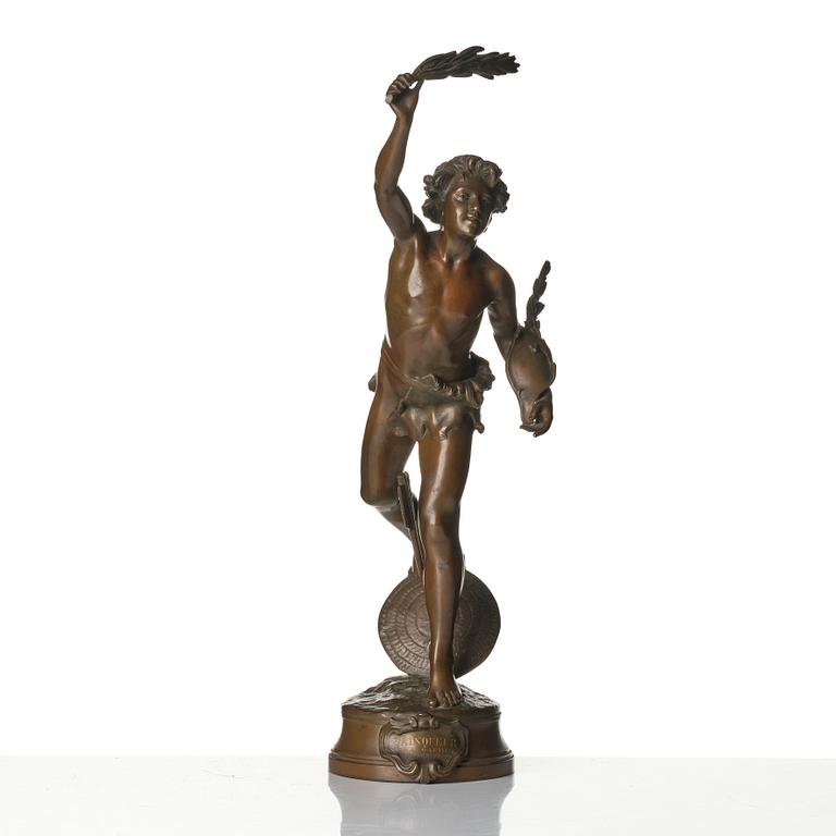 Adrien Étienne Gaudez, "Le Vainqueur".
