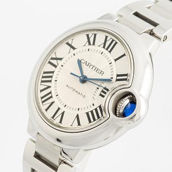 Cartier, Ballon Bleu, wristwatch, 33 mm.