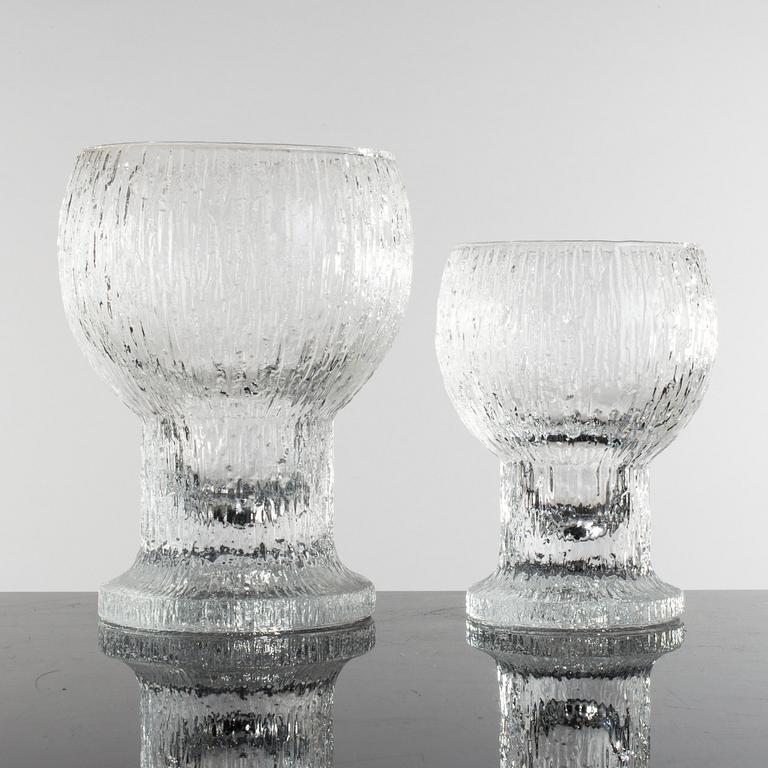 TAPIO WIRKKALA, "Ultima Thule", glass, 26 pcs. Iittala. Model designed 1968.