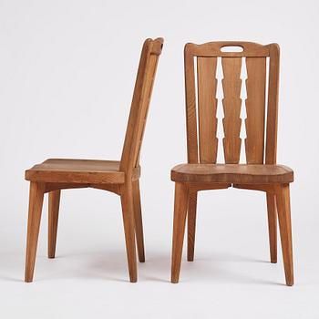 Nordiska Kompaniet, a pair of Swedish Modern pine 'Ekerö' chairs, ca 1947.