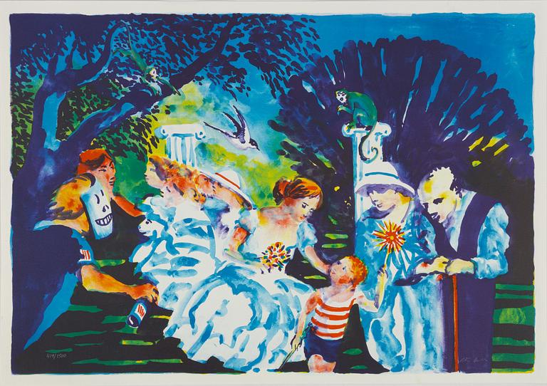 Peter Dahl, ”Afton i parken”.
