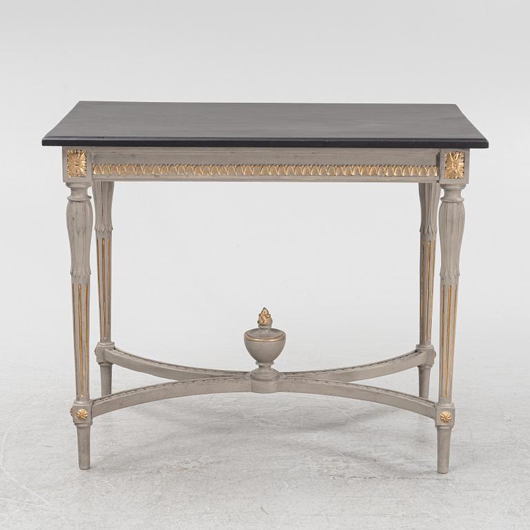 A painted Gustavian style table, early 20th Century.