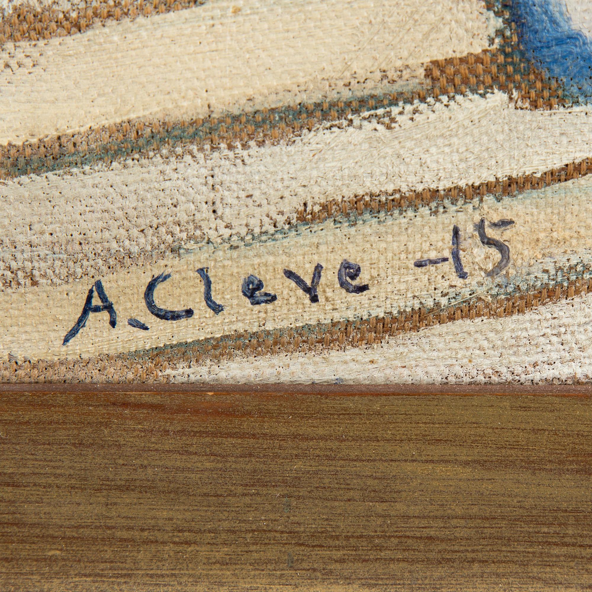 AGNES CLEVE, Signed A Cleve and dated - 15, oil on canvas.