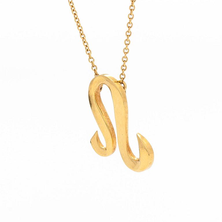 Tiffany & Co, Paloma Picasso, halsband, "Zodiac Leo", 18K guld.