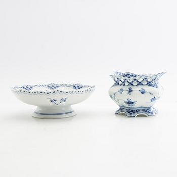 Service, approx. 29 pcs "Blue Fluted" Royal Copenhagen Denmark porcelain.