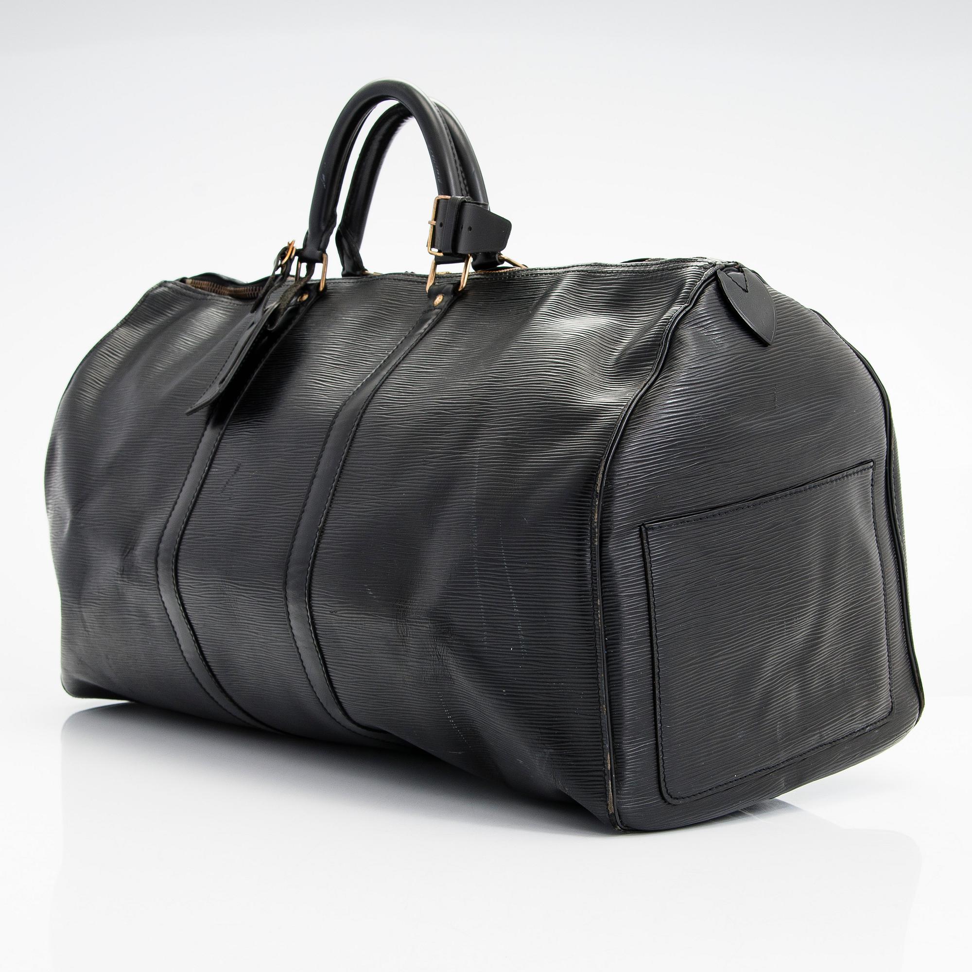 Louis Vuitton, an Epi Leather 'Keepall 55' Bag.
