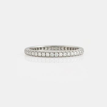 957. A Tiffany eternity band "Soleste" set with round brilliant-cut diamonds total weight ca 0.35 ct.