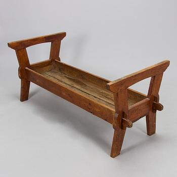 A trestle table, vernacular, Finland, early 19th century.