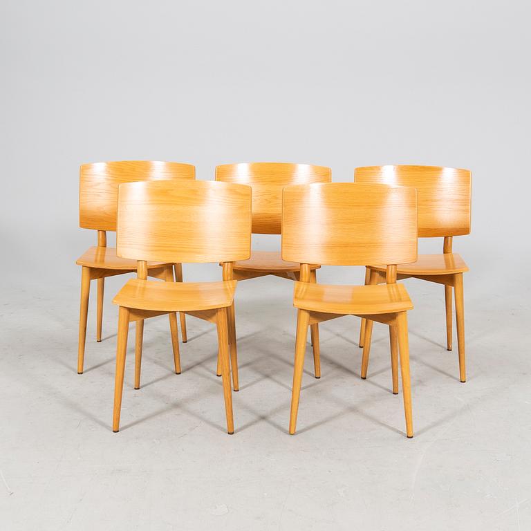 Jonas Lindvall, stolar 5 st "Oak" för Skandiform 2000-tal.