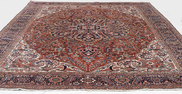 A semi-antique Ahar carpet, North west Persia, c. 410 x 300 cm.