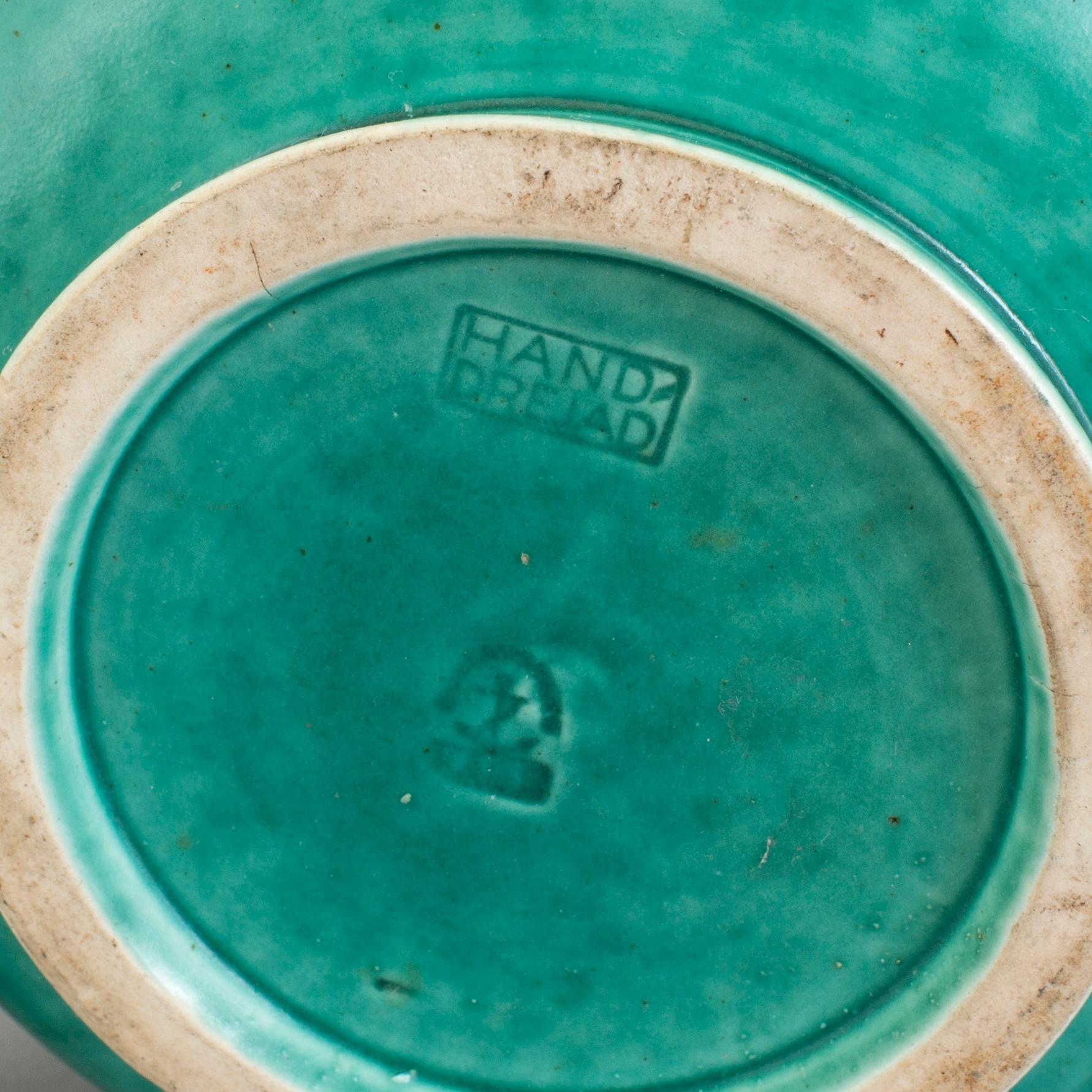 WILHELM KÅGE, vas och cigarettställ, stengods, Gustavsberg.