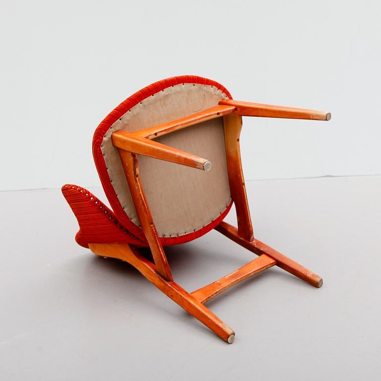 FÅTÖLJ, "Shell Chair", Ib Kofod Larsen, Danmark, 1960-tal.