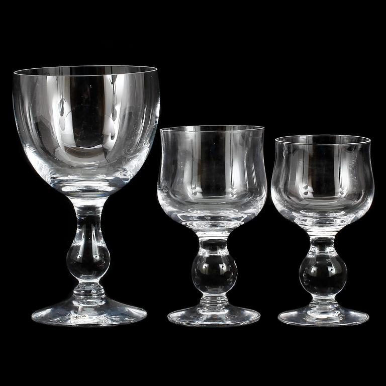 GLASSERVISDELAR, 13 st, Erik Höglund, Boda, Modell: H 40, 60/70-tal.