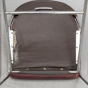 A set of four chairs by Sam Larsson, Dux, late 20th century.