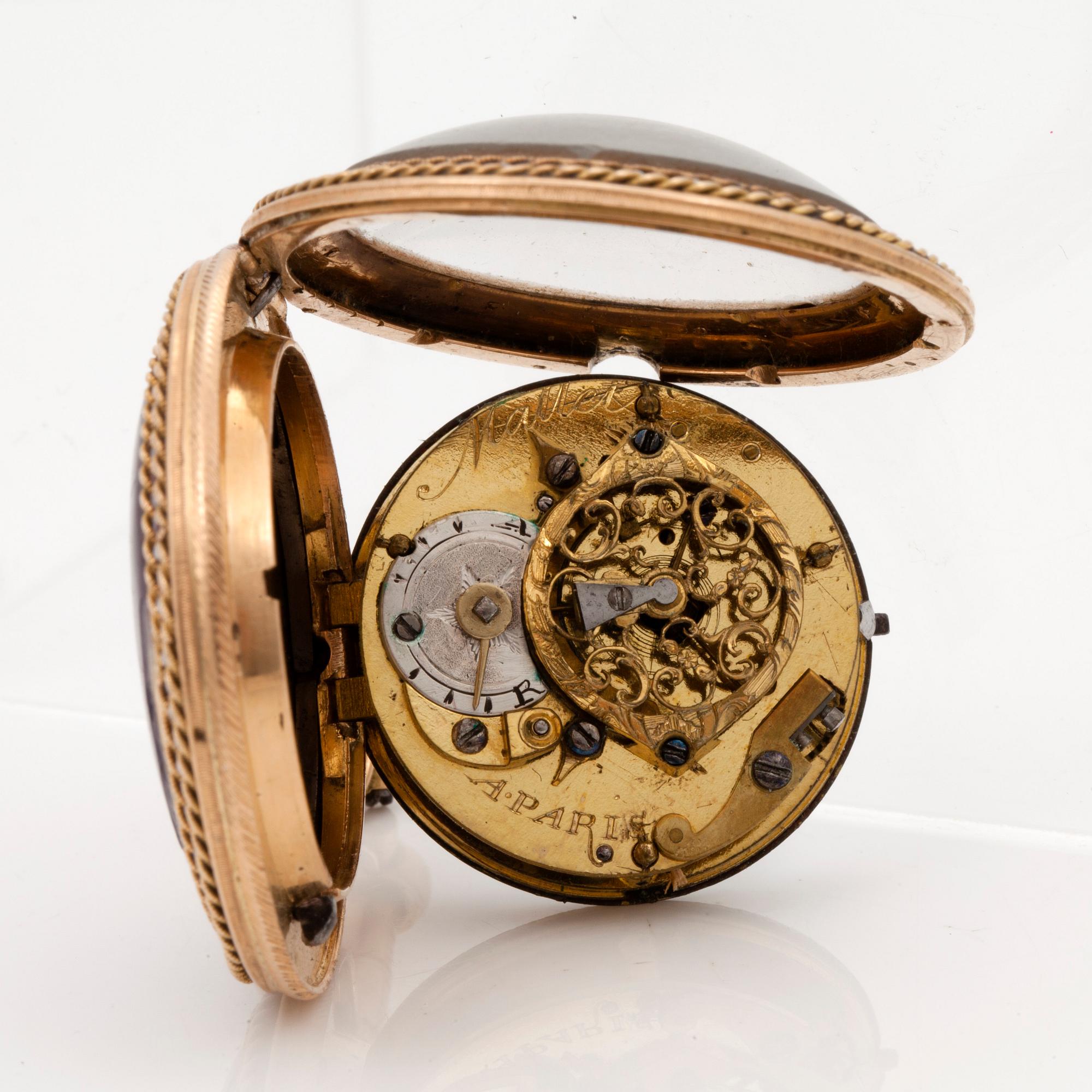 MALLET A Paris, pocketwatch, 35 mm,