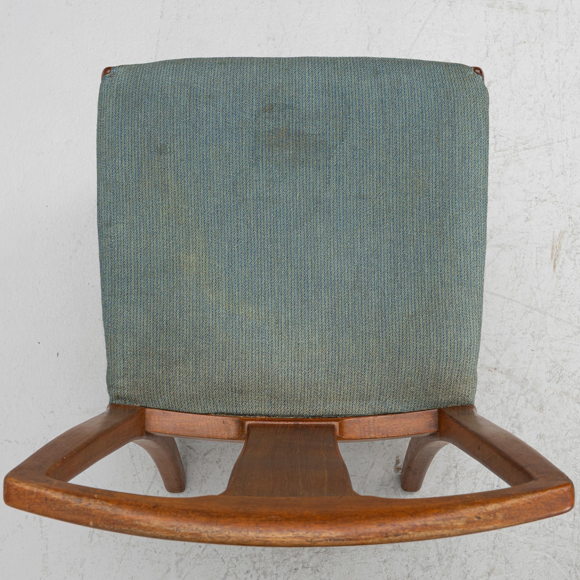 Runar Engblom, four chairs, for the Stockholm Handicraft Association, 1940s-50s.