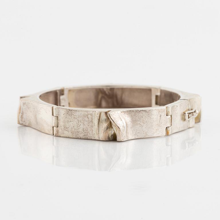 Björn Weckström, armband, "Ceres", sterling silver. Lapponia, Helisngfors 1970.