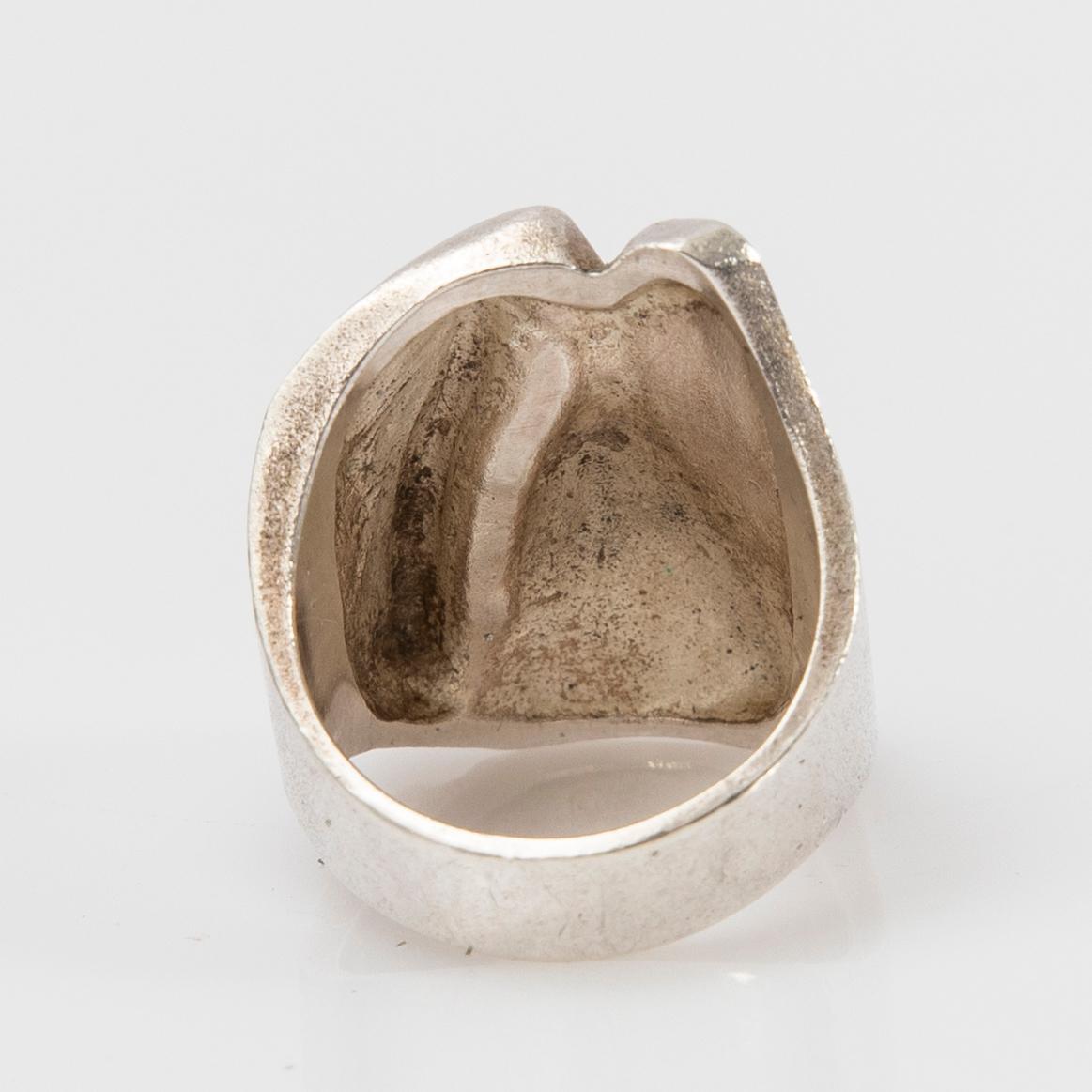 Björn Weckström, ring, "Labyrinth", silver, Lapponia.