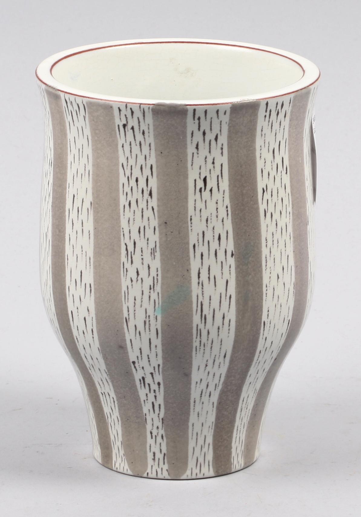 VAS, lergods, Stig Lindberg, Gustavsberg, 1950-tal.