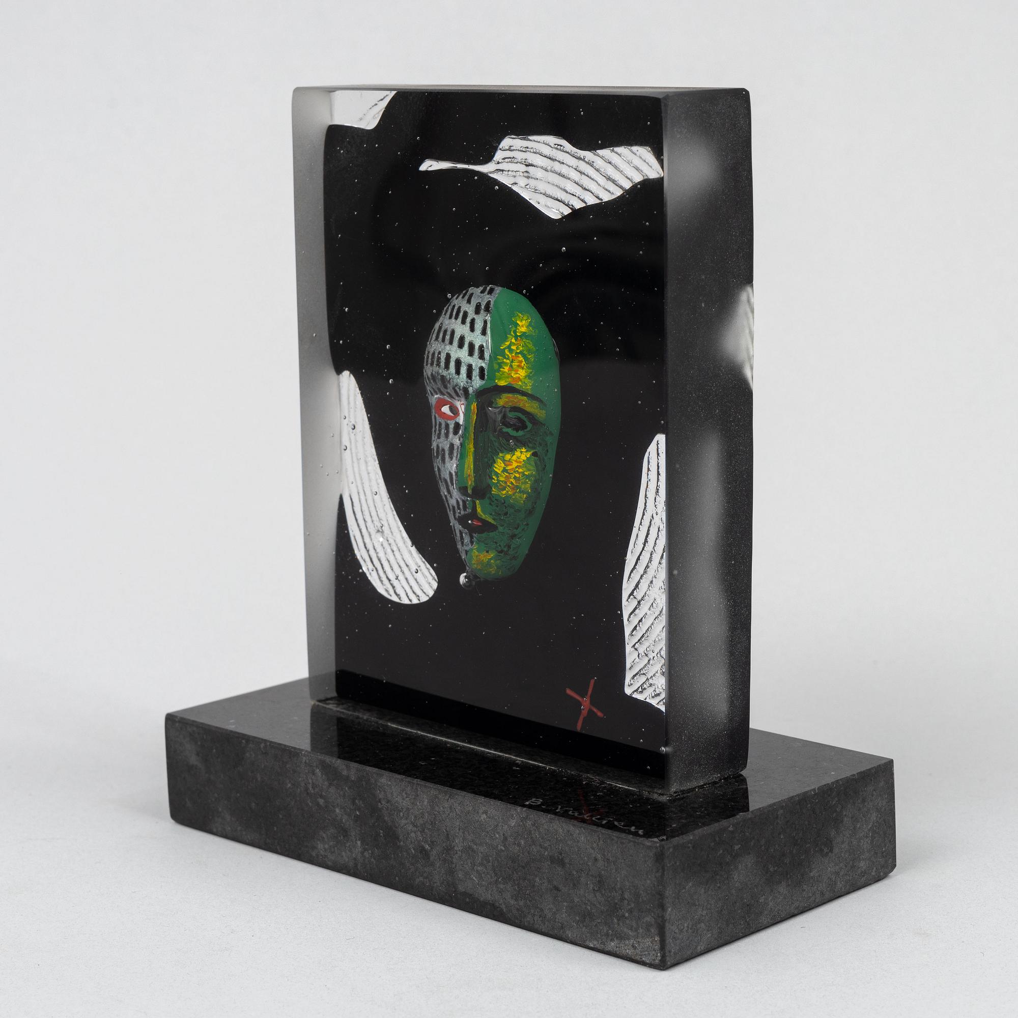 Bertil Vallien, unik skulptur, glas.