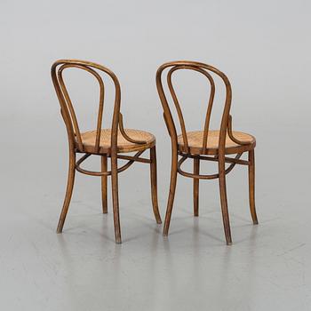 STOLAR, ett par, Thonet-stil, omkring 1900 / 1900-talets början.