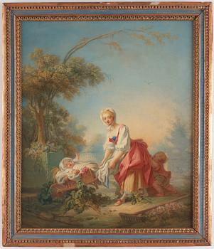 Jean Honoré Fragonard Hans efterföljd, ”La bergère”/”La vendangeuse”.