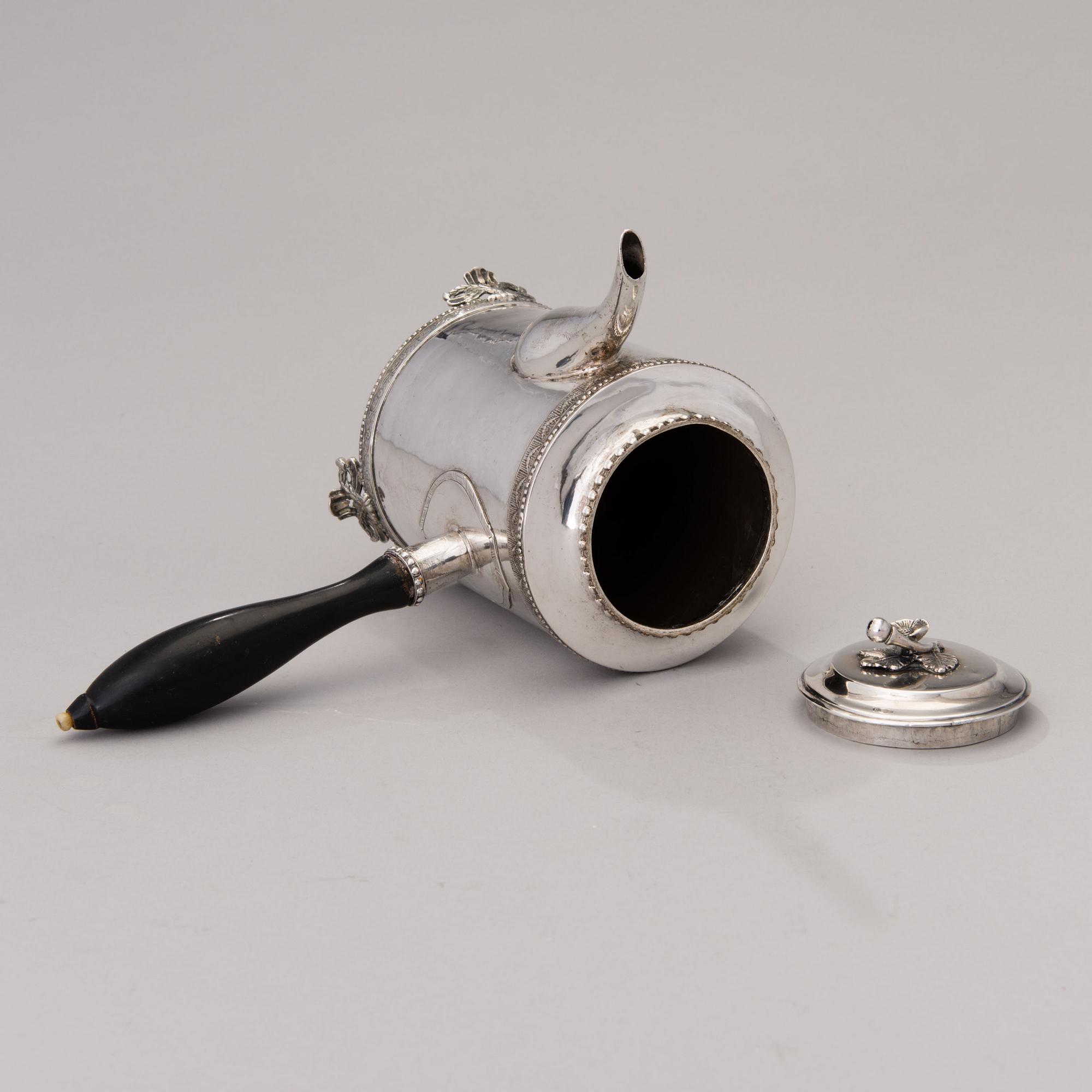 KAFFEKANNA, av Anders Brandt, Norrköping 1788. Gustaviansk.
