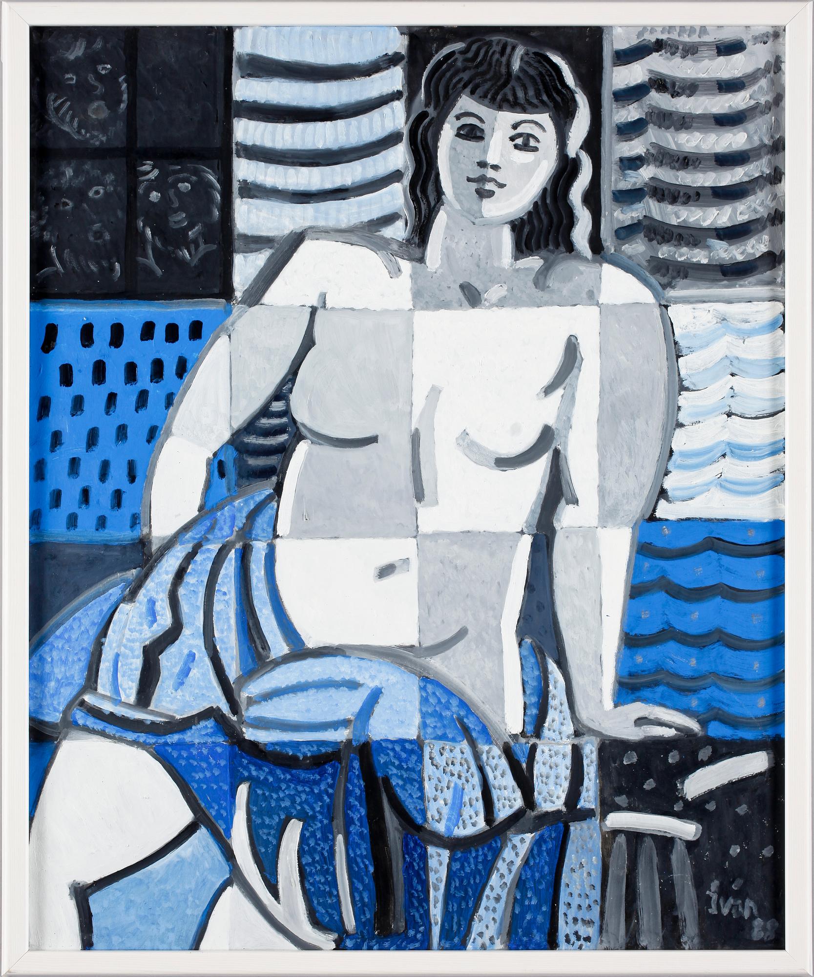 IVAN GRÜNEWALD, olja på duk, sign 1979 (otydlig datering).