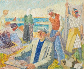 GUNNAR TORHAMN, oil on panel, signed.