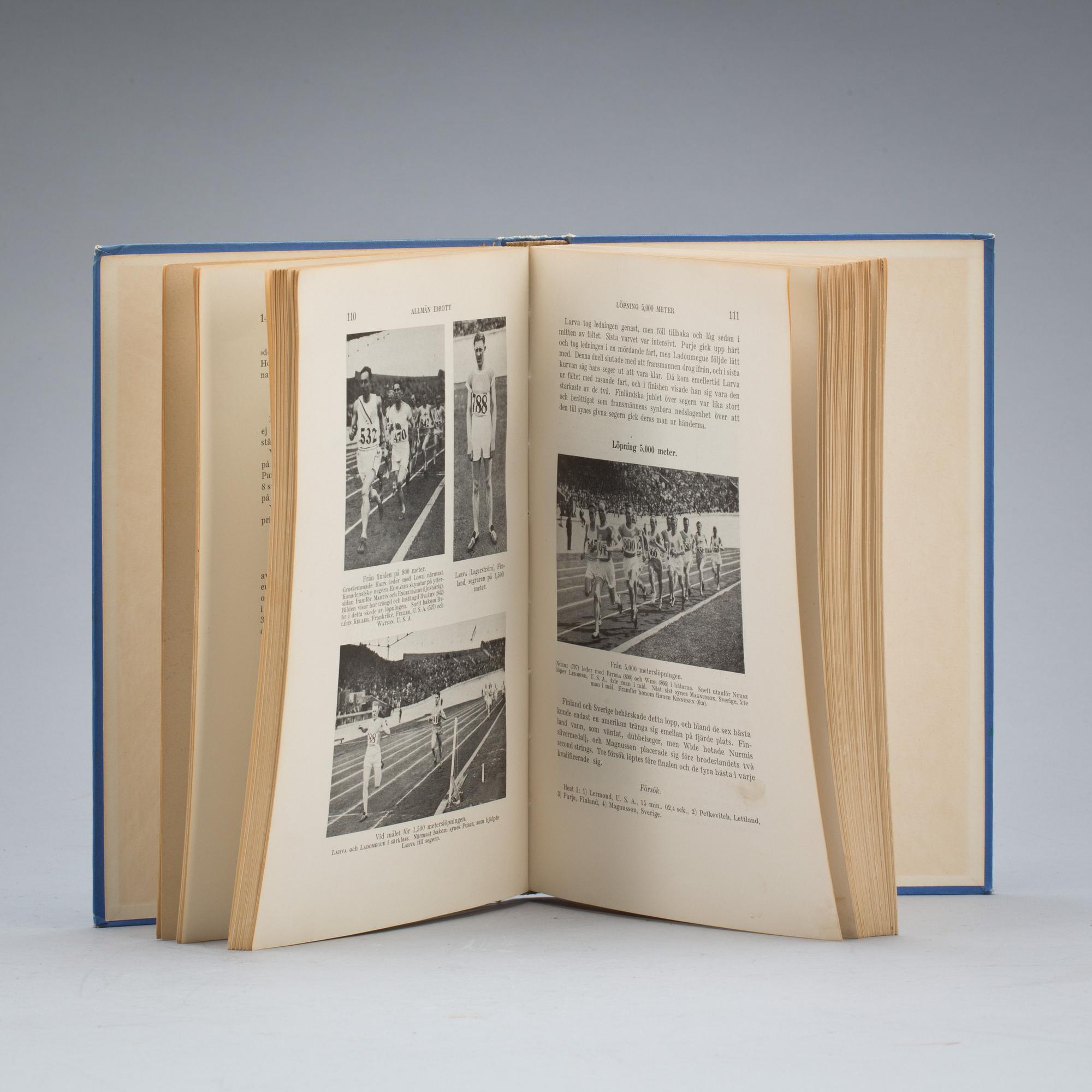 BOK, "Olympiaden IX Berättelse över olympiska spelen i Amsterdam 1928". Almqvist & Wiksell 1928.