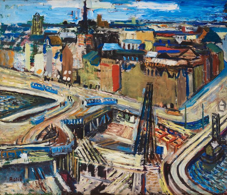 Reidar Aulie, "Slussen, Stockholm".