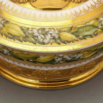 A pair of French Empire tureens with covers, early 19th Century.