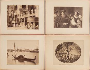 Fotografier 28 st sent 1800-tal Italien.