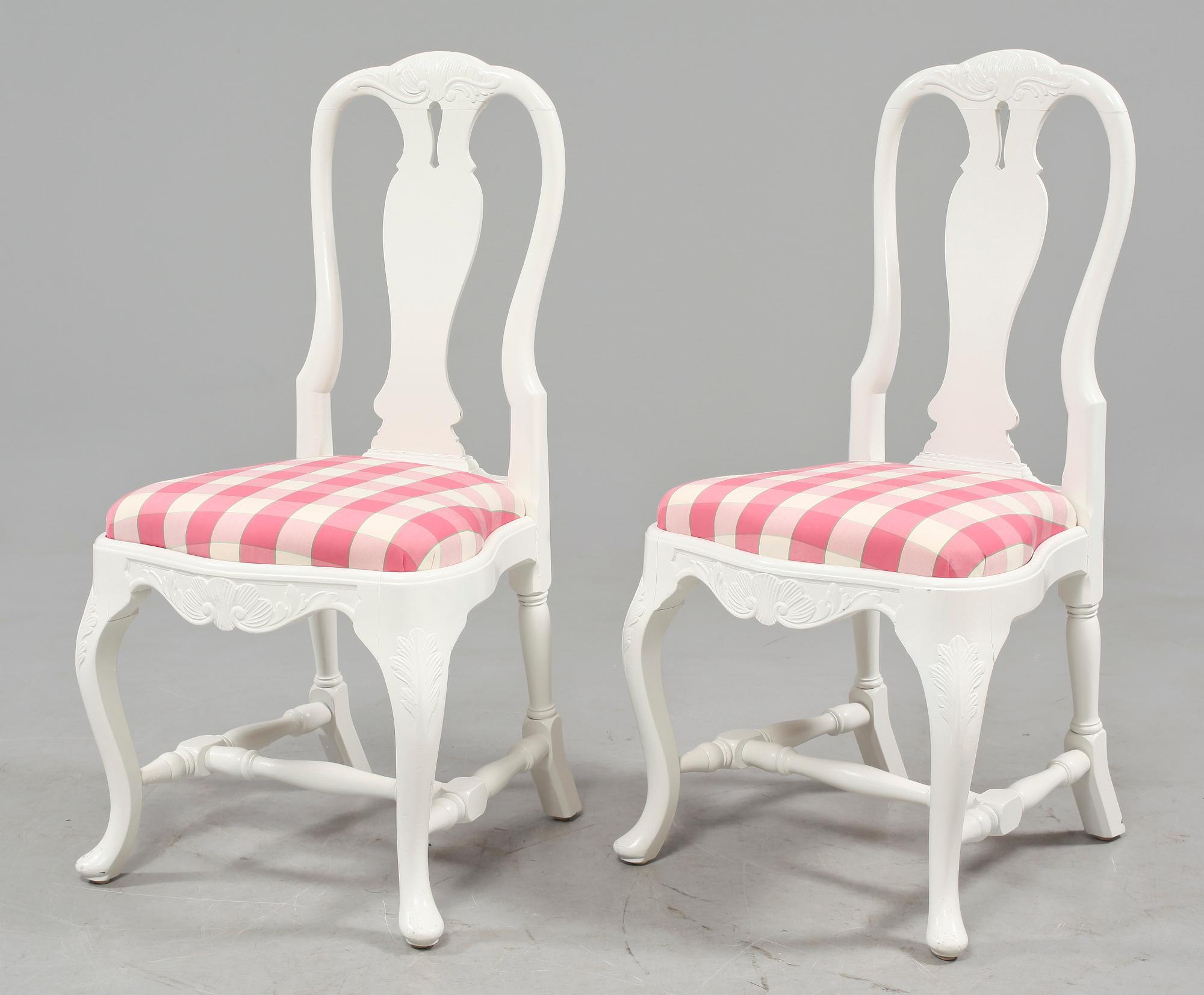 STOLAR, 2 st, rokokostil, 1900-tal.