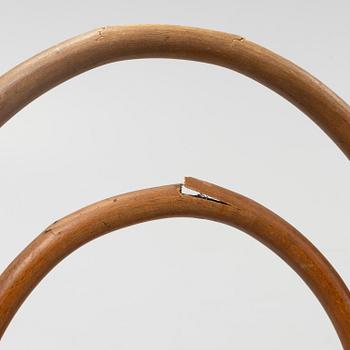 Five Thonét chairs No 14, Vienna around 1900.