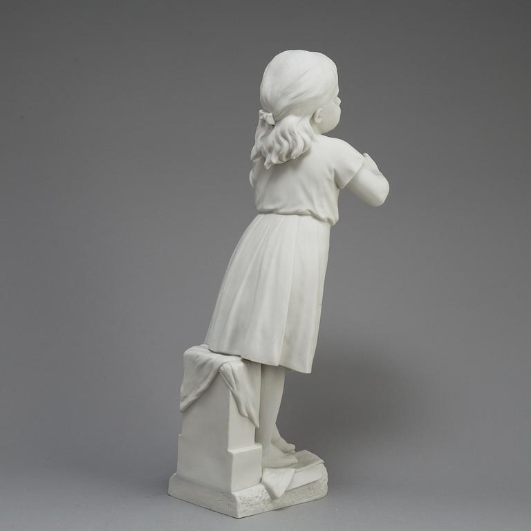 FIGUR, parian, Gustafsberg 1903.