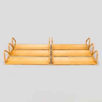Alvar Aalto, 6 st, modell 112A för O.Y. Huonekalu- ja Rakennustyötehdas A.B. 1900-talets mitt.
