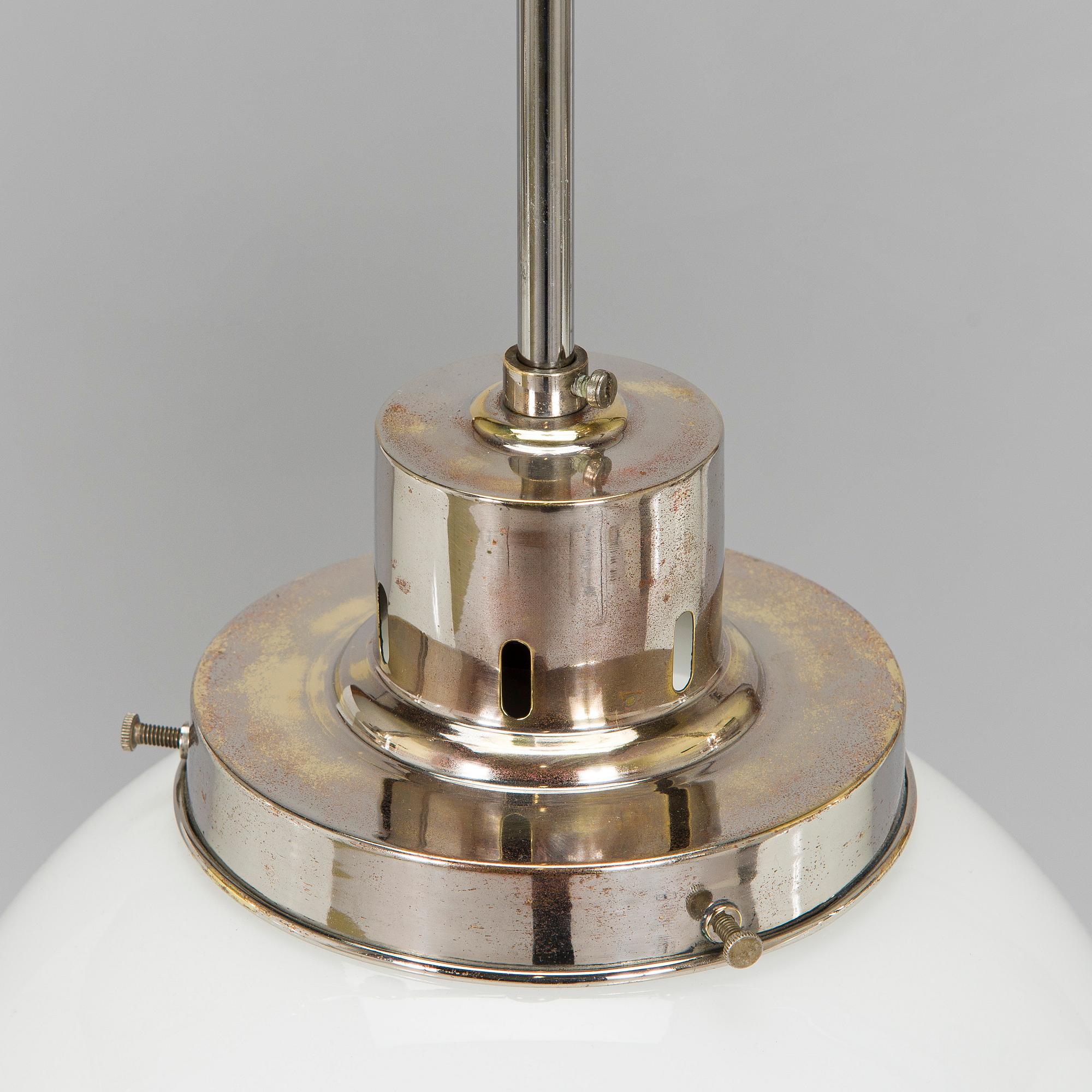Paavo Tynell, Four 1930s pendant lights modell 1601 for Taito.