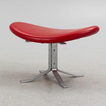 Poul Volther, easy chair with footstool, "Corona EJ 5", Erik Jørgensen, Denmark.