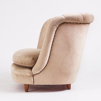 A large Swedish Modern easy chair, 1930-40s.