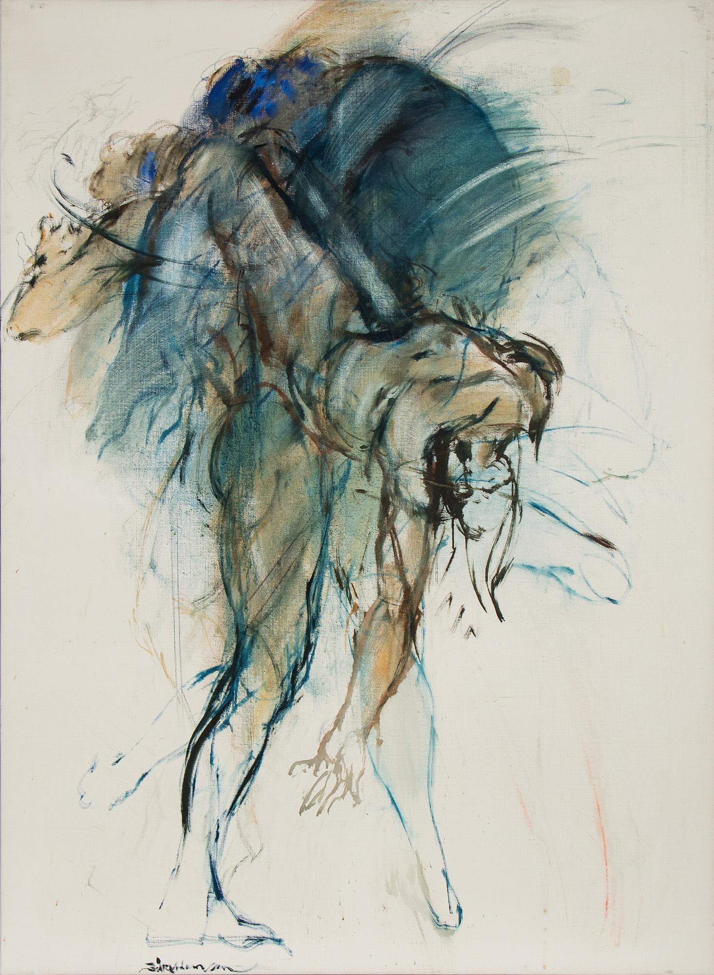 Bo Åke Adamsson, oil on canvas, signed.