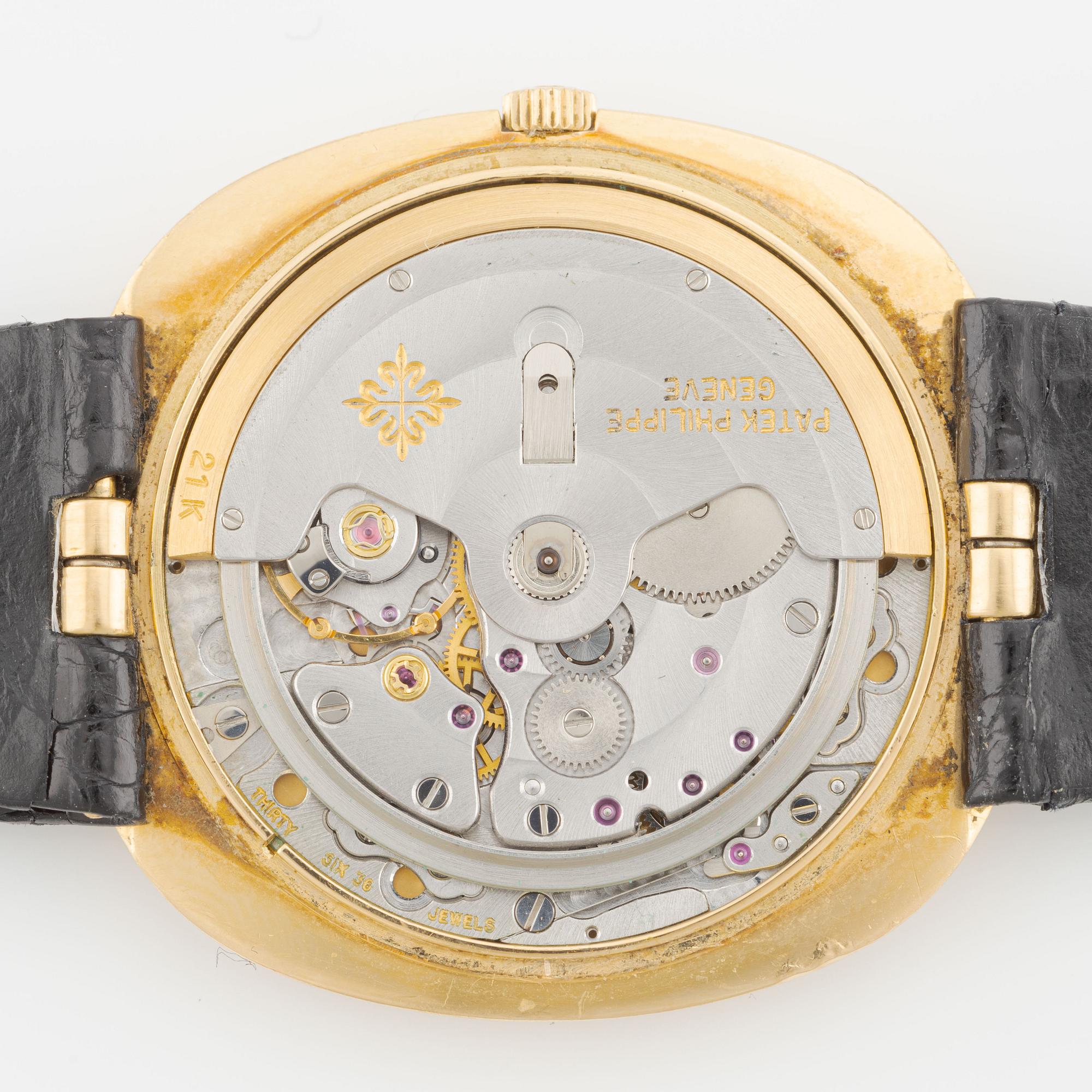 Patek Philippe, Ellipse, "Double Signed", "Beyer", ca 1975.
