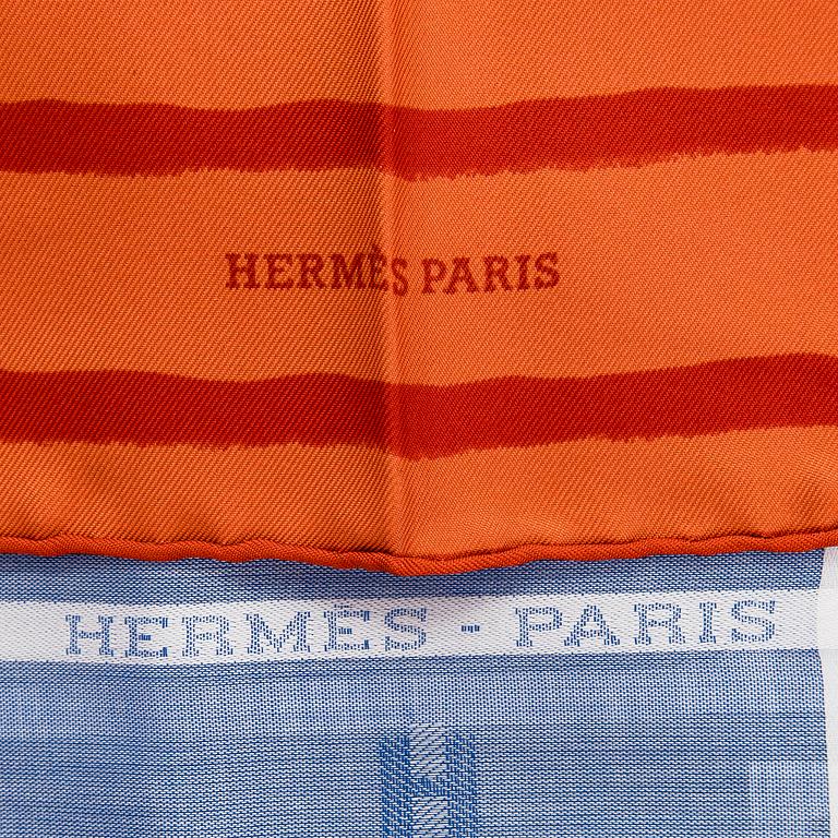 Hermès, näsdukar/pocket squares, 2 st.